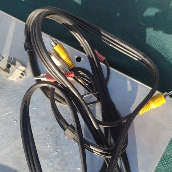 Black Security Camera with Cables - Picture 2 of 3